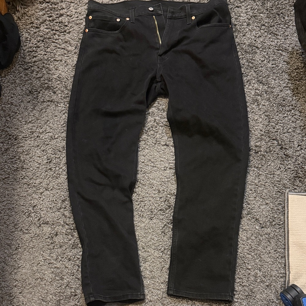 Levi’s 502 Tapered Slim Straight Jeans - 34x30 - Black